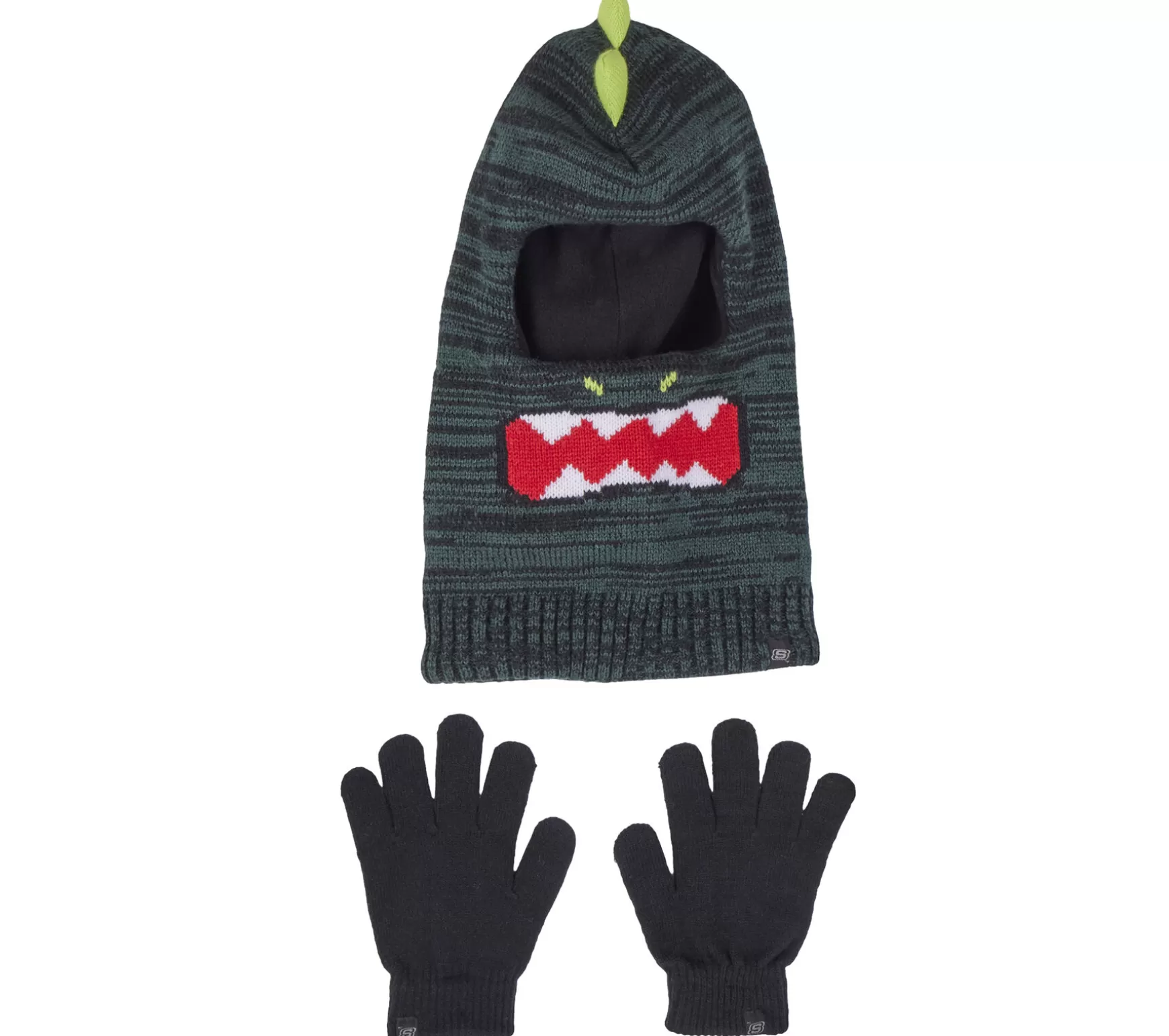 3D Knit Dino Ski Mask and Glove Set | Skechers Sale