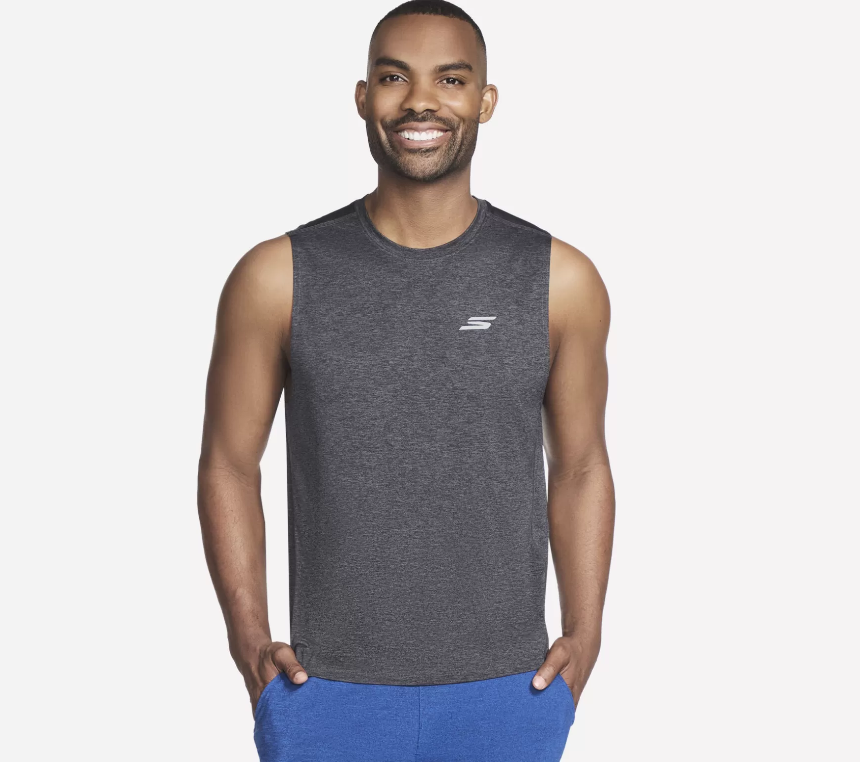 GO DRI Charge Muscle Tank | Skechers Hot