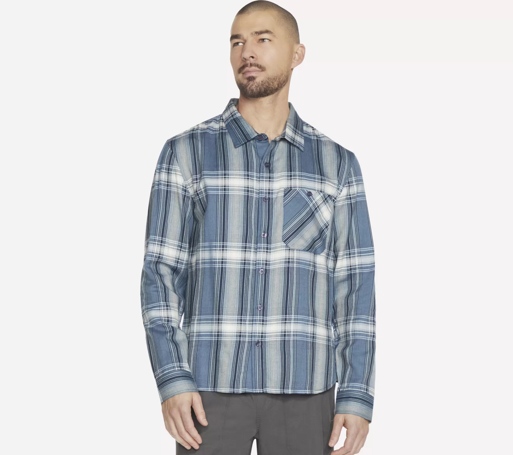 GO DRI Ridgetop Button Down Shirt | Skechers Flash Sale