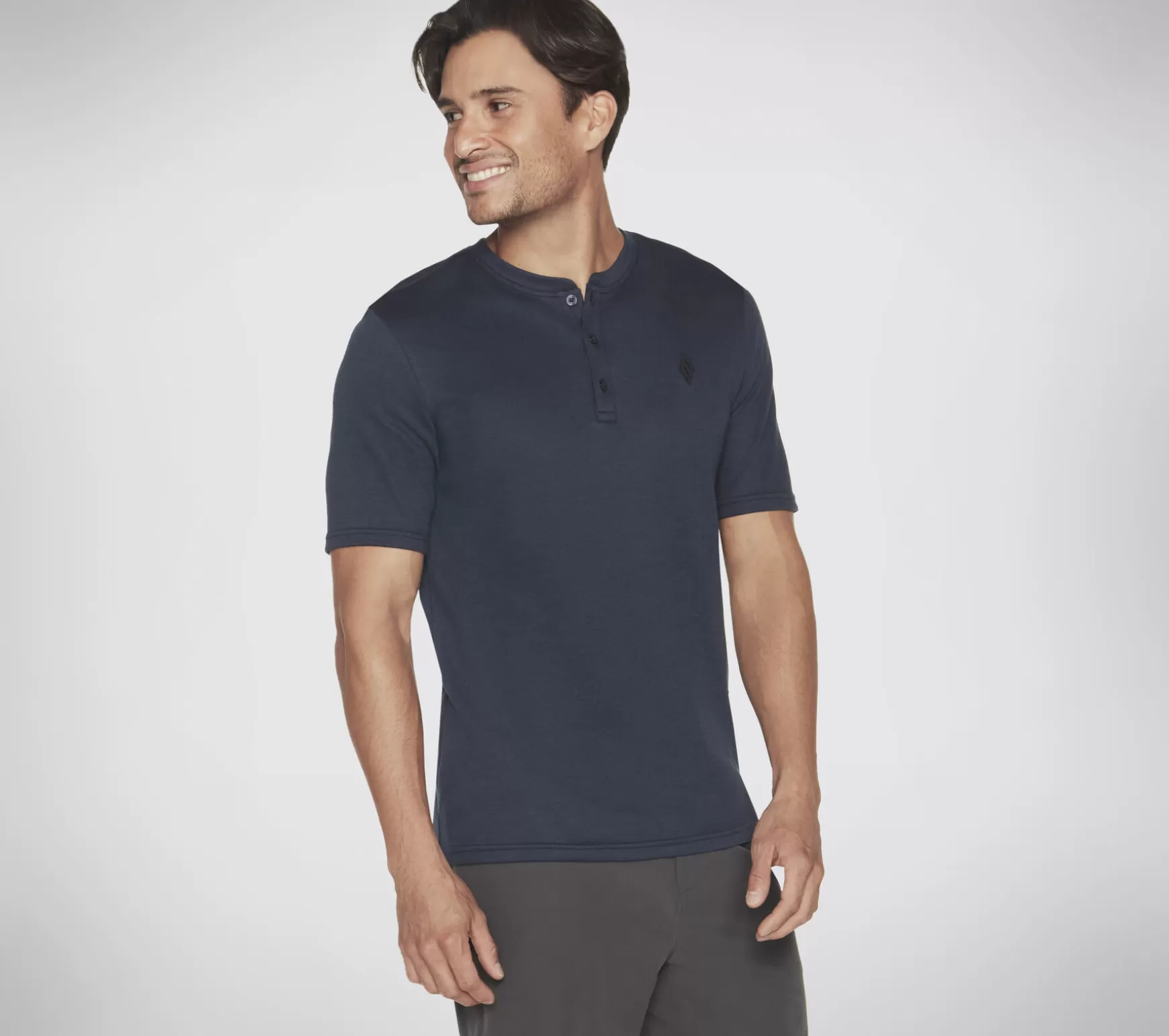 GOKNIT Pique Short Sleeve Henley | Skechers Best Sale