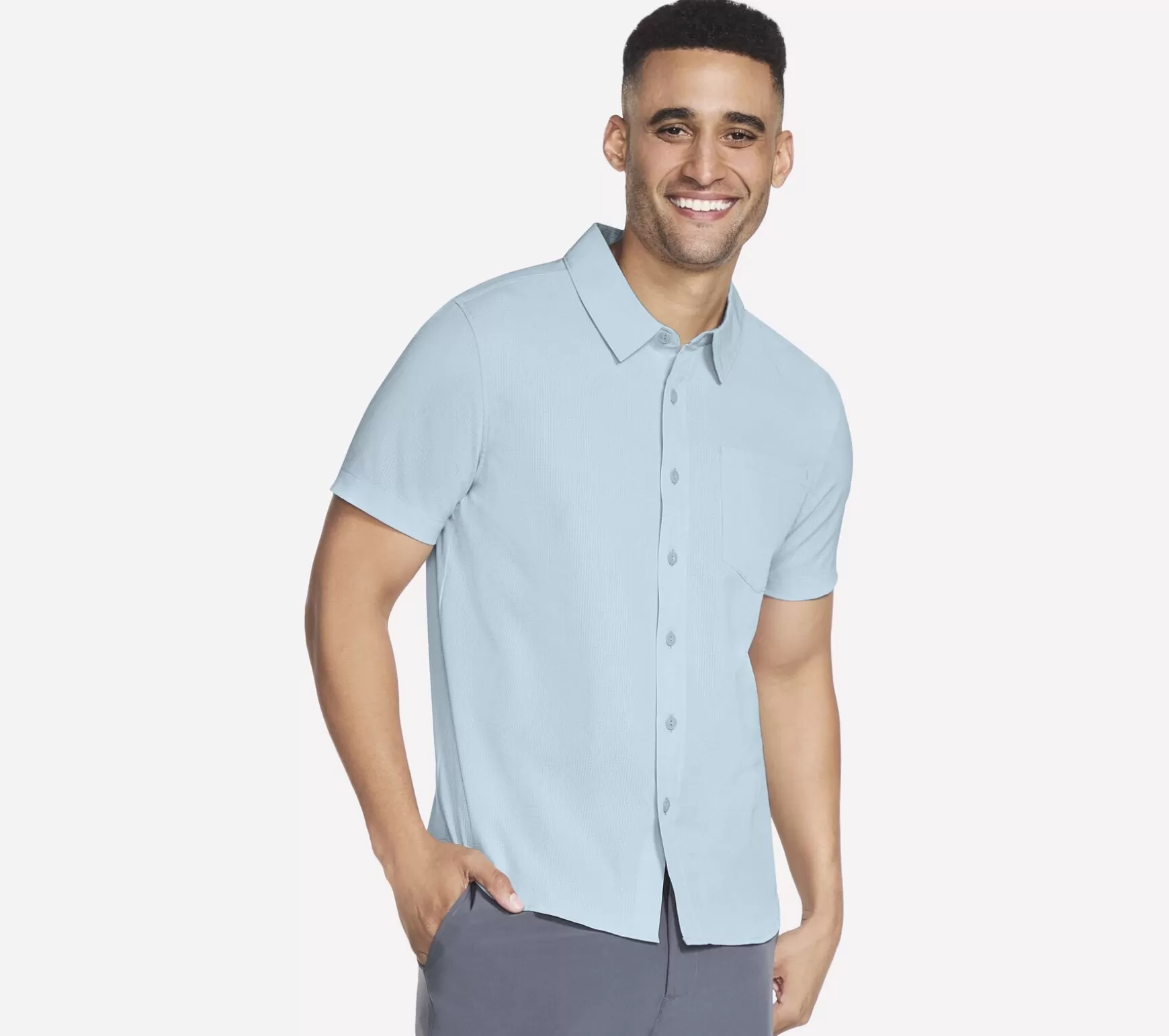 The GO WALK Air Short Sleeve Shirt | Skechers Sale