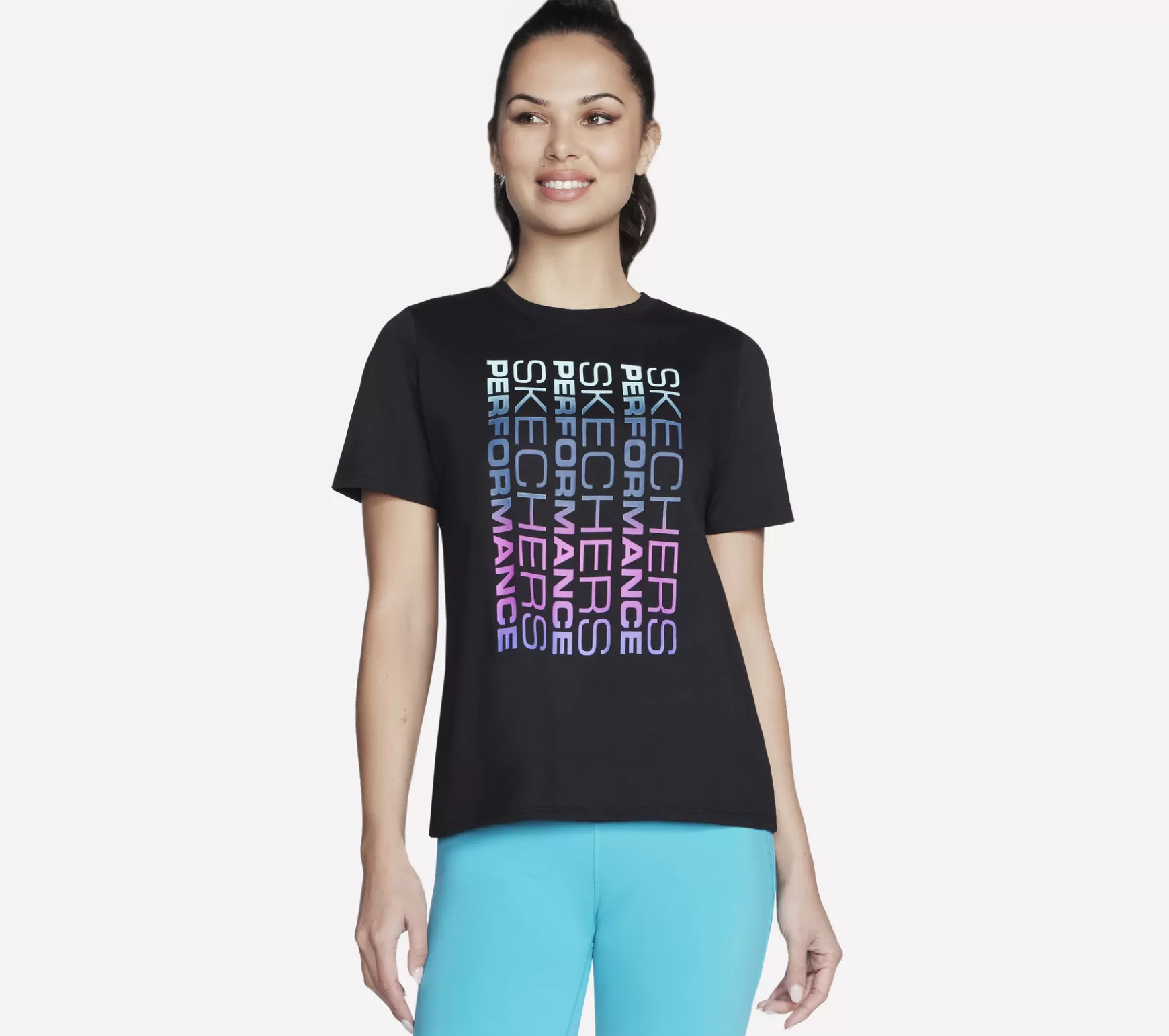 Vibrant Glow Short Sleeve Tee | Skechers Outlet